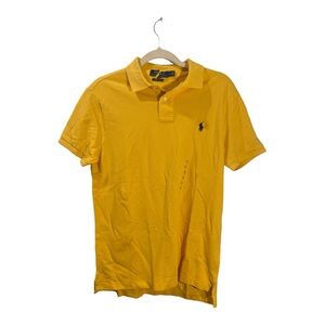Yellow Polo Short-sleeve Shirt